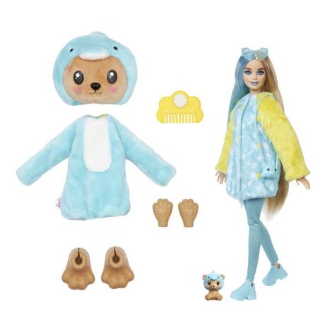 Barbie Papusa Barbie Cutie Reveal Delfin Urs - poza 2