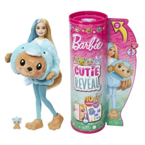 Barbie Papusa Barbie Cutie Reveal Delfin Urs - poza 3