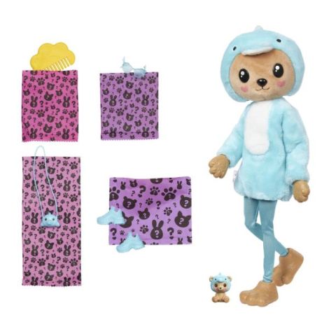 Barbie Papusa Barbie Cutie Reveal Delfin Urs - poza 4