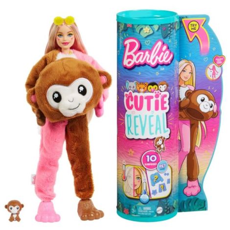 Barbie Papusa Barbie Cutie Reveal Maimutica - poza 1