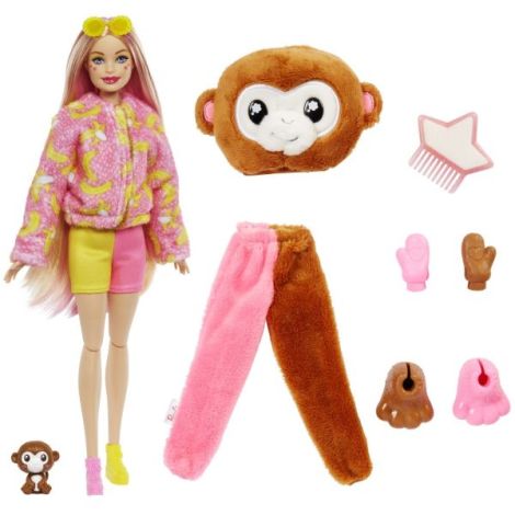 Barbie Papusa Barbie Cutie Reveal Maimutica - poza 2