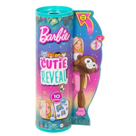 Barbie Papusa Barbie Cutie Reveal Maimutica - poza 3