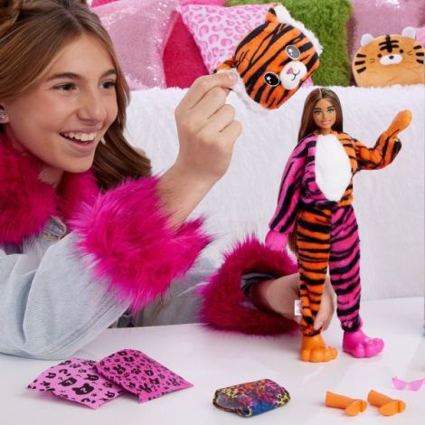 Barbie Papusa Barbie Cutie Reveal Maimutica - poza 5