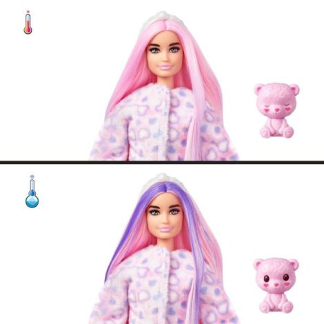 Barbie Papusa Barbie Cutie Reveal Ursulet - poza 3