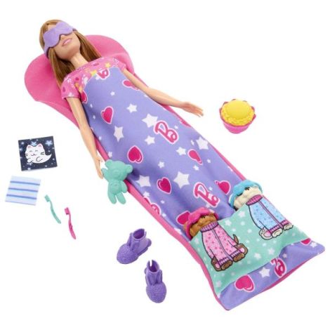 Barbie Papusa Barbie Family Set Petrecere Cu 2 Catelusi Color Change - poza 4