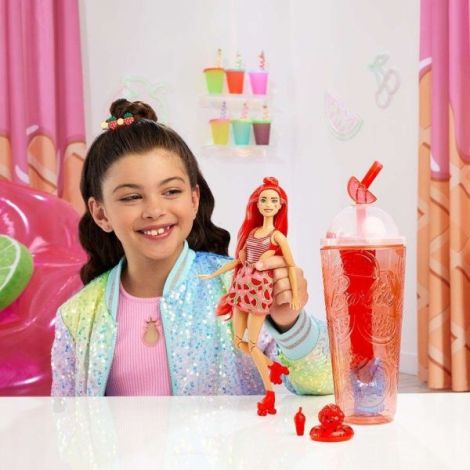 Barbie Pop Reveal Papusa Barbie Watermelon - poza 3