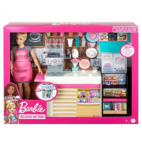 Barbie Set Cafenea Cu 20 De Accesorii - poza 1