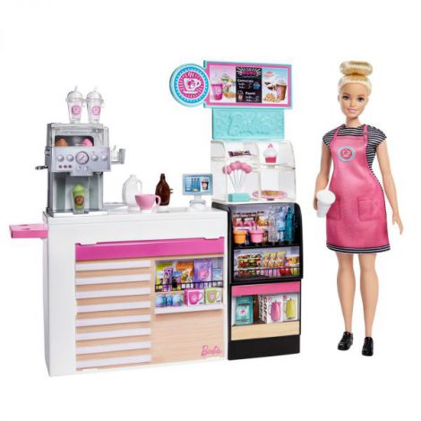 Barbie Set Cafenea Cu 20 De Accesorii - poza 2