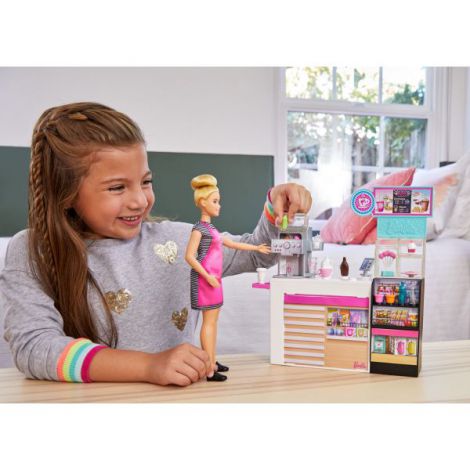 Barbie Set Cafenea Cu 20 De Accesorii - poza 3