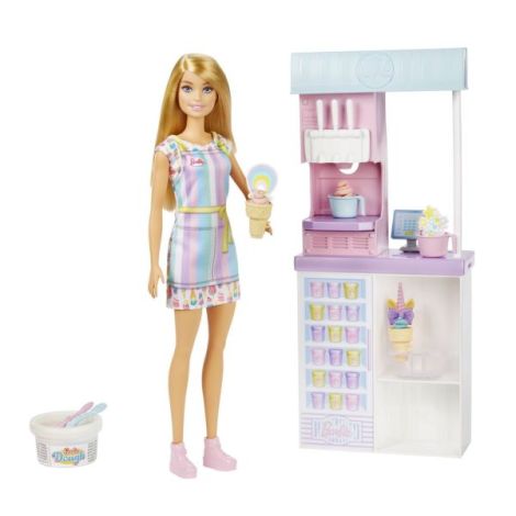 Barbie Set De Joaca Magazinul De Inghetata - poza 2