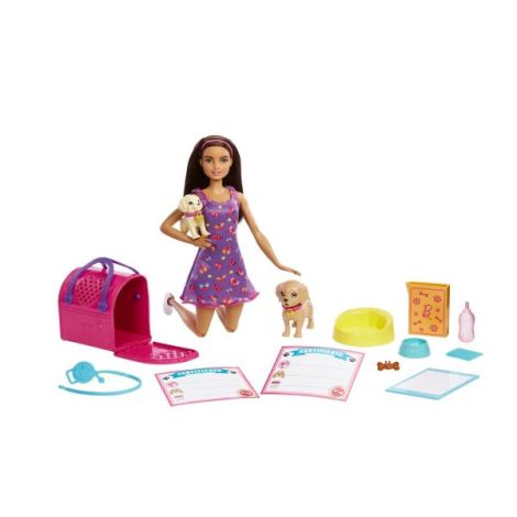 Barbie Set Papusa Barbie Pup Adoption - poza 2