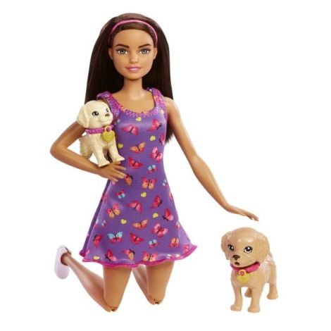 Barbie Set Papusa Barbie Pup Adoption - poza 3