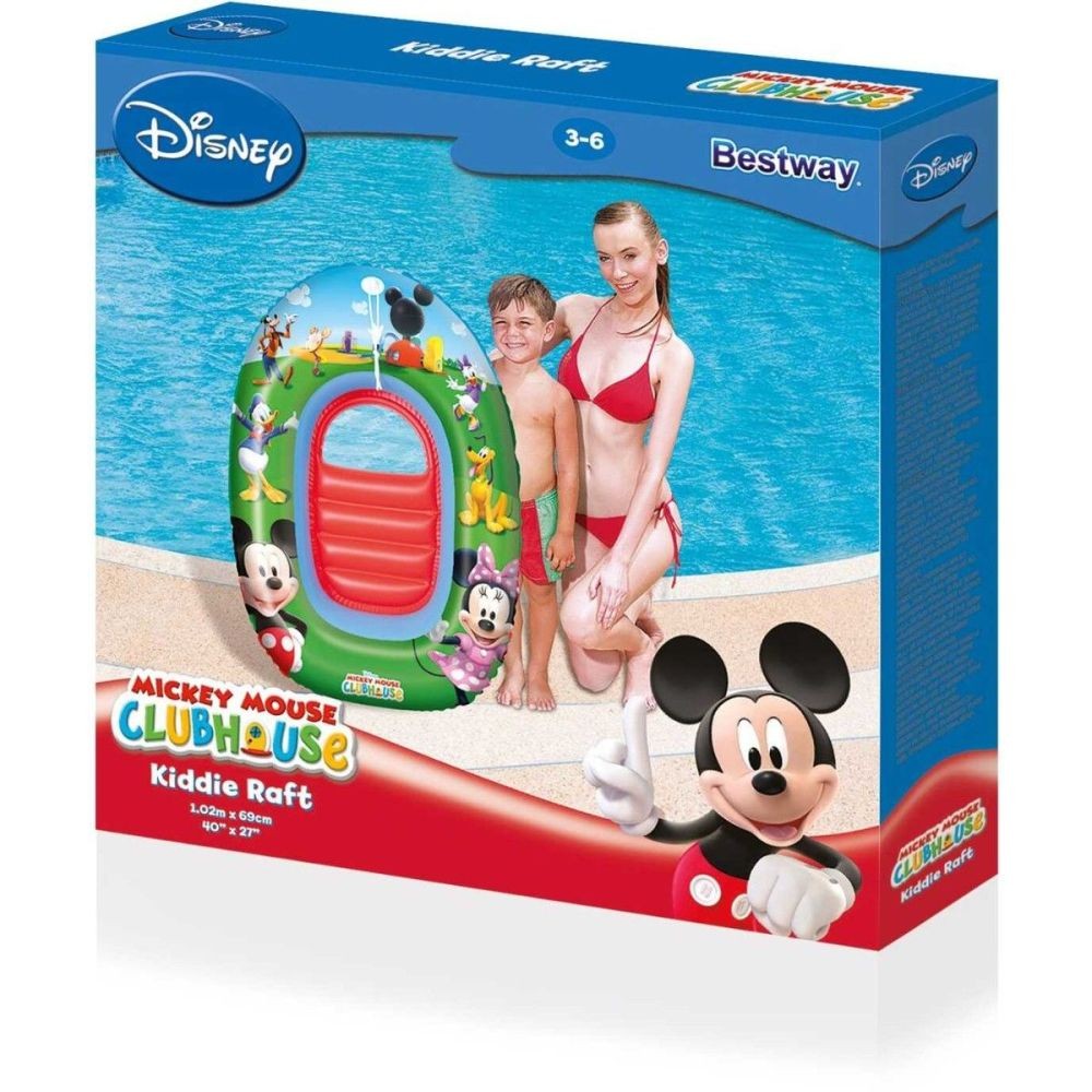 Barcuta gonflabila BestWay Mickey Mouse 102x69 cm pentru copii 3+ - poza 2