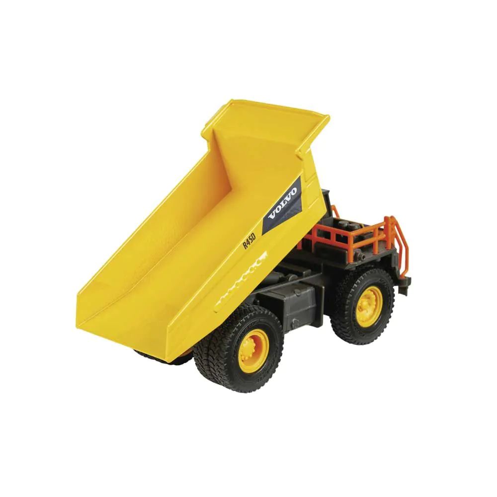 Basculanta metalica Majorette Volvo Rigid Hauler cu lumini si sunete 20 cm - poza 4