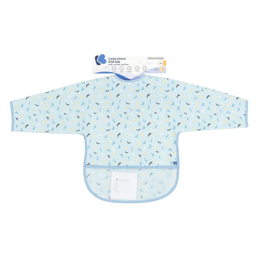 Baveta cu maneci Kikka Boo Arty Blue Pattern - poza 3