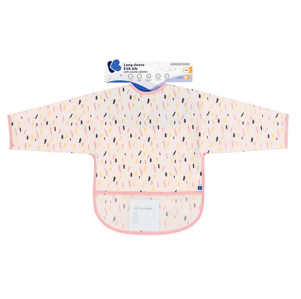 Baveta cu maneci Kikka Boo Arty Pink Pattern - poza 3