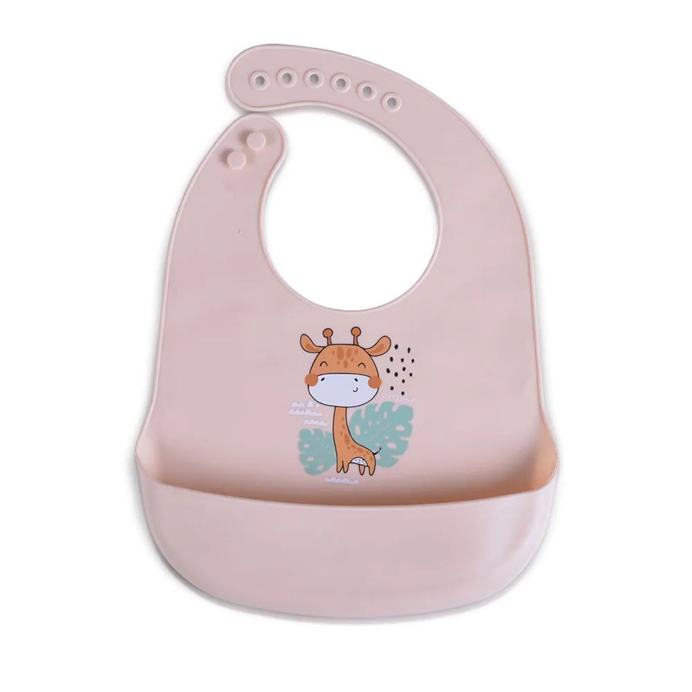 Baveta din silicon Cangaroo Rooibos Roz - poza 1