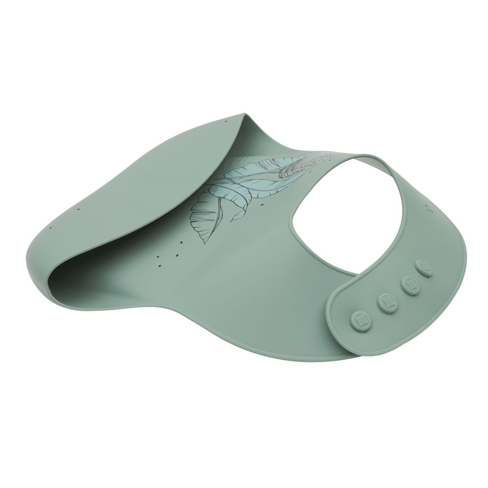 Baveta Platinum Silicone Kikka Boo Flora Sage - poza 2