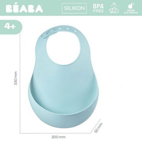 Baveta silicon Beaba Airy Green - poza 4