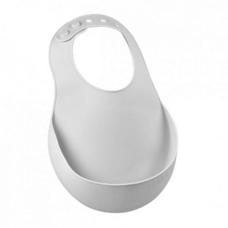 Baveta silicon Beaba Light Grey - poza 2