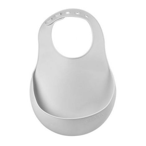 Baveta silicon Beaba Light Grey - poza 3
