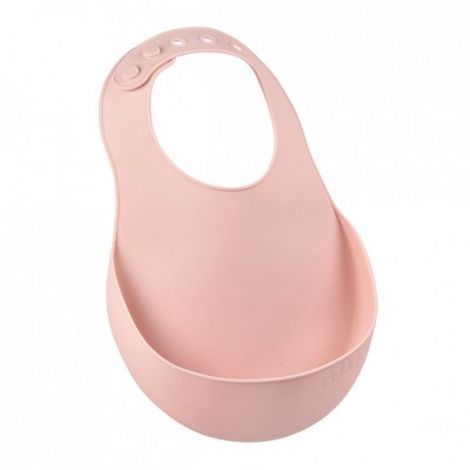Baveta silicon Beaba Old Pink - poza 3