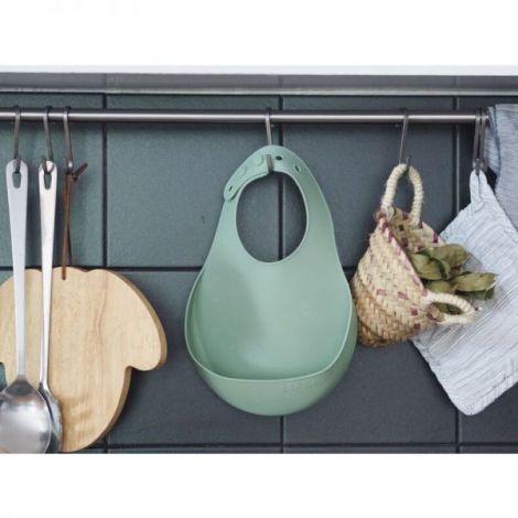 Baveta silicon Beaba Sage Green - poza 5