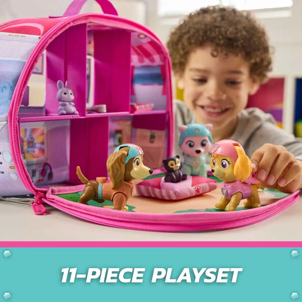 Baza de salvare Skye Patrula Catelusilor cu 3 figurine articulate incluse - poza 3