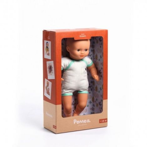 Bebelus cu body verde, Djeco - poza 2