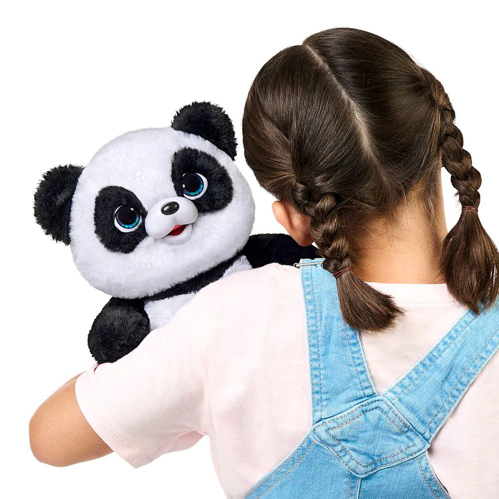 Bebelus Panda interactiv cu functii realiste Little Live Pets ChuChu - poza 4