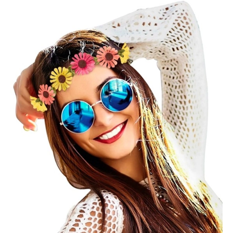 Bentita flori multicolore - poza 2