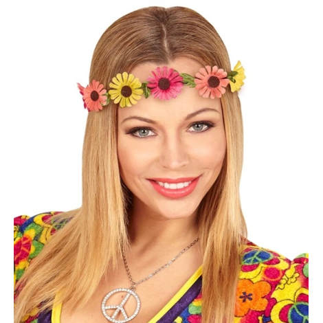 Bentita flori multicolore - poza 3