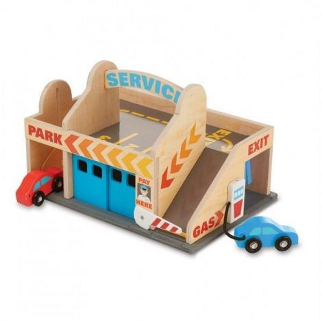 Benzinarie cu garaj Melissa and Doug - poza 2