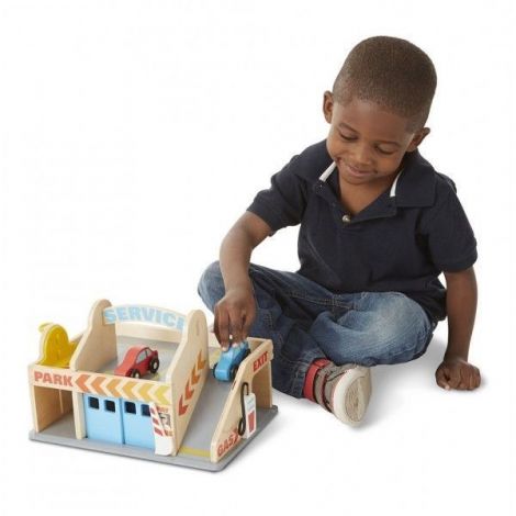 Benzinarie cu garaj Melissa and Doug - poza 5