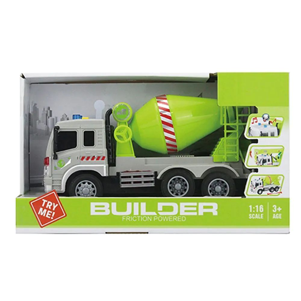 Betoniera cu sunete si lumini Ocie City Construction 1:16 - poza 2