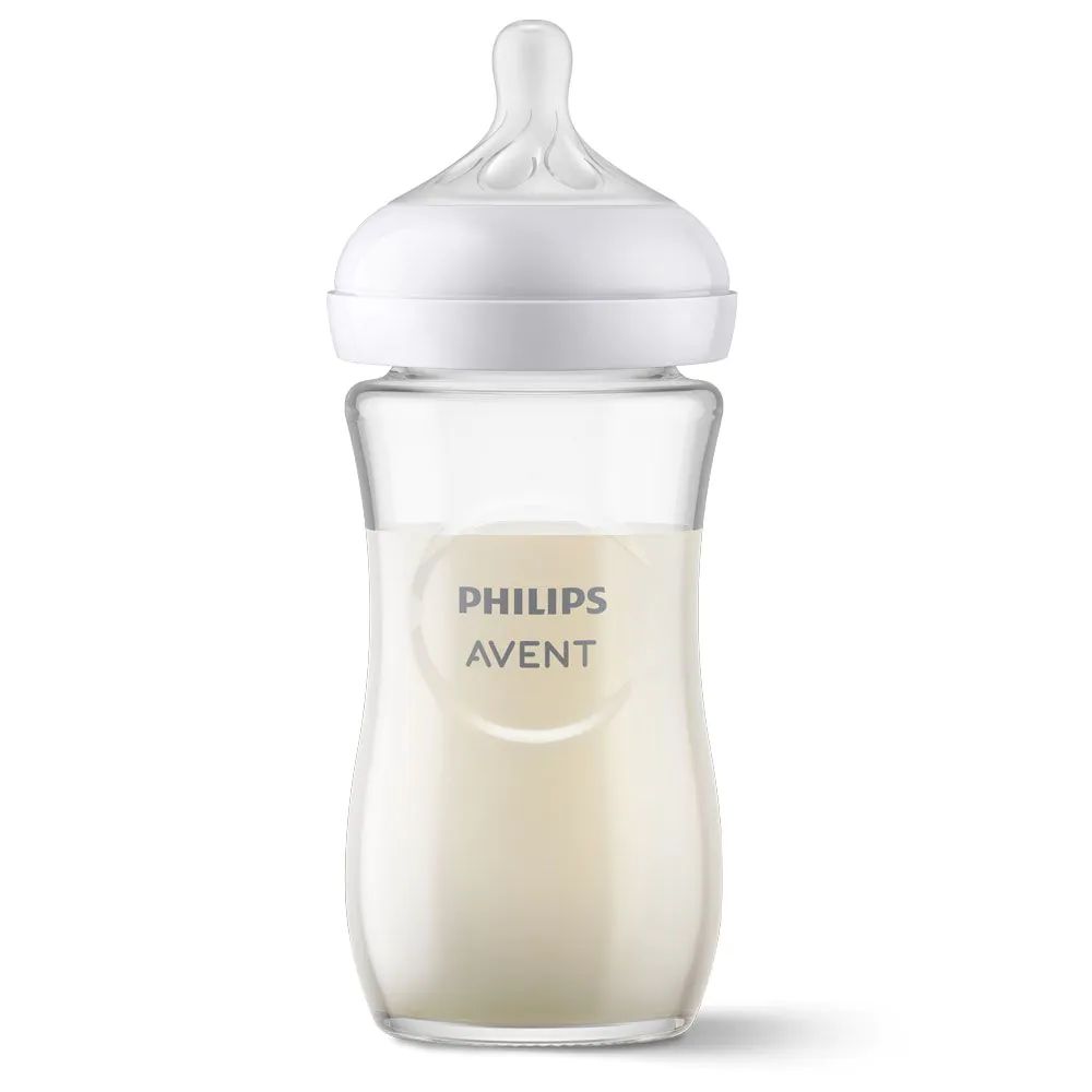 Biberon Avent Natural Response Sticla 3.0, 240 ml, o luna+ - poza 1