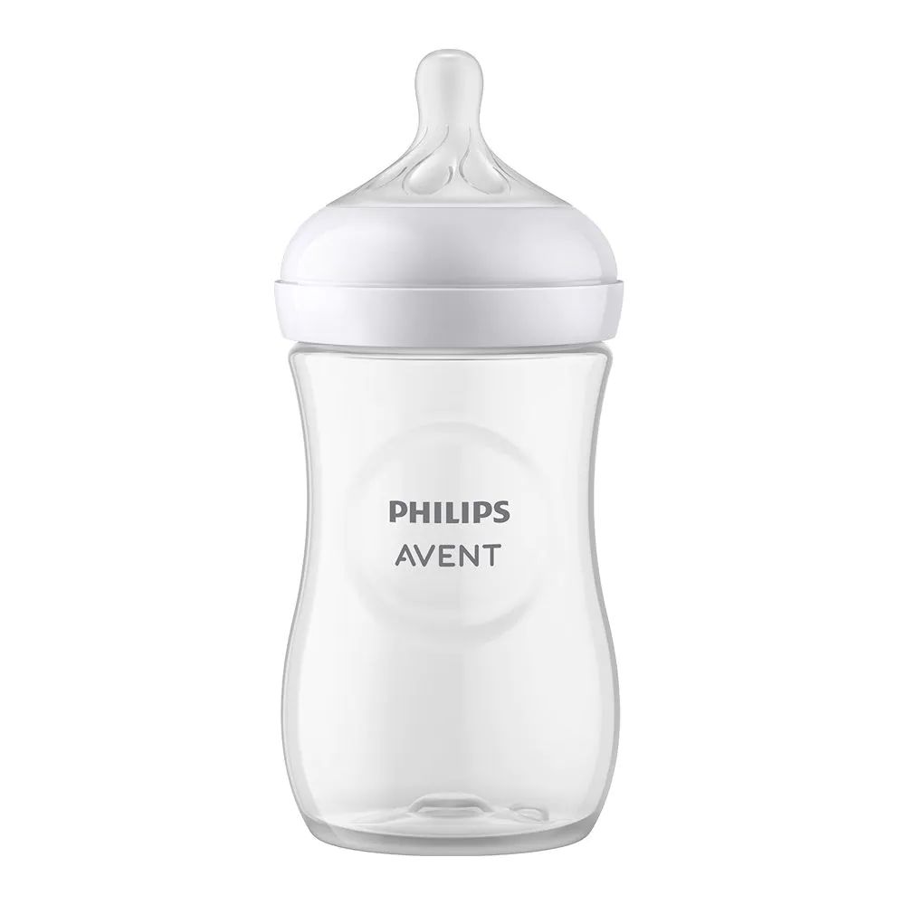 Biberon cu tetina din silicon Avent Natural Response 3.0 260 ml 1+ - poza 1