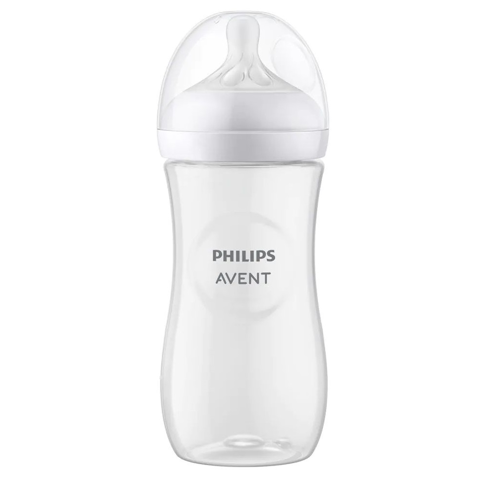 Biberon cu tetina din silicon Avent Natural Response 3.0 330 ml 3+ - poza 2
