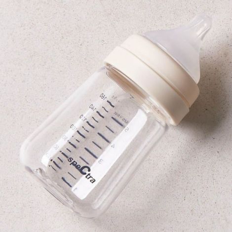 Biberon pa anticolici premium cu tetina s, crem (160 ml) - poza 2