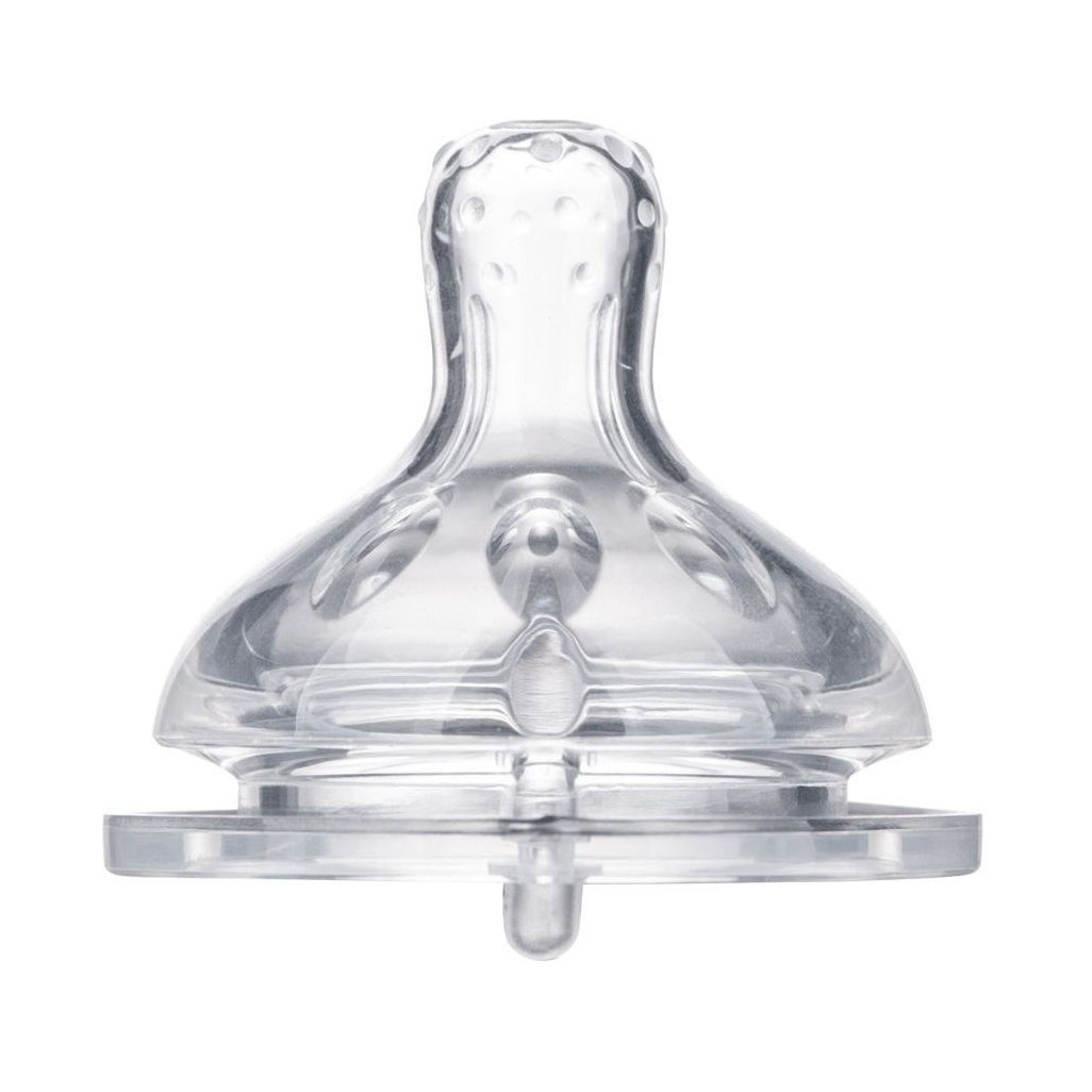 Biberon polipropilena 310 ml Silicon Kikka Boo Savanna Roz - poza 2