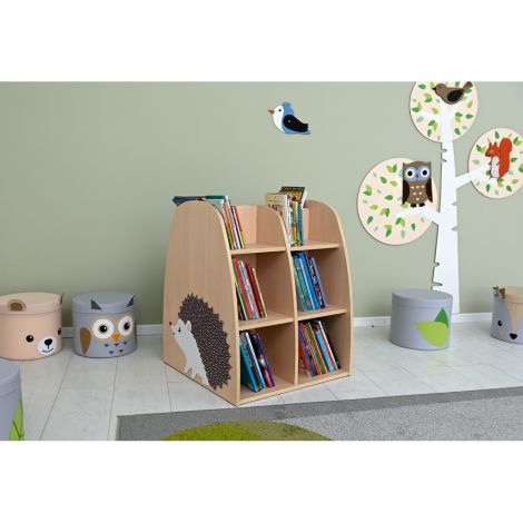 Biblioteca dubla fata, decor Arici, gradinita si scoala - poza 5