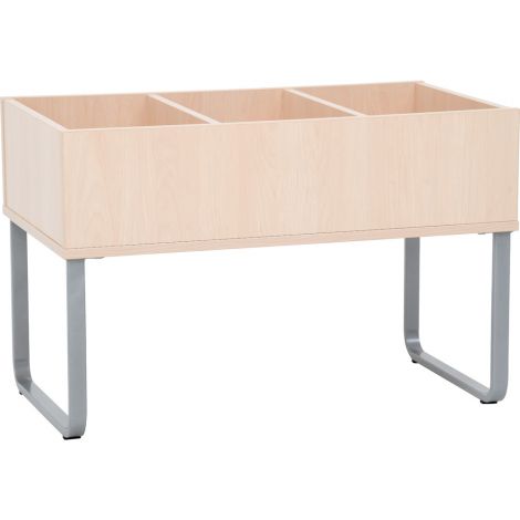 Biblioteca orizontala inaltime 55 cm, culoare artar