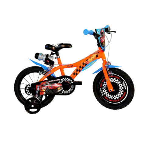 Bicicleta copii 14 - hot wheels - poza 1