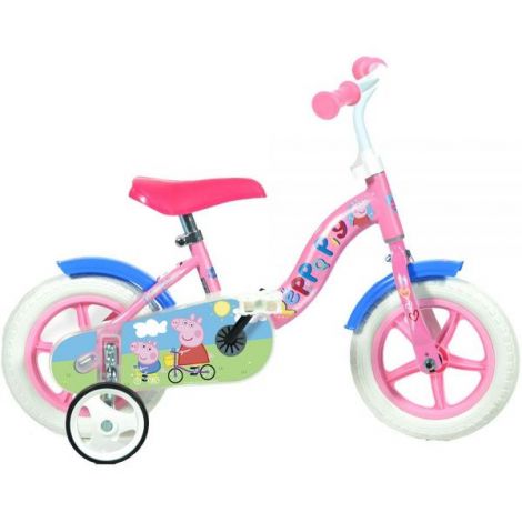 Bicicleta copii 2-3 ani, 10 inch, Peppa Pig, Dino Bikes DB108LPIG - poza 1