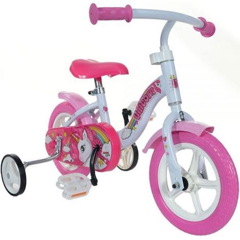 Bicicleta copii 2-3 ani, 10 inch, Unicorn, Dino Bikes DB108LUN - poza 2