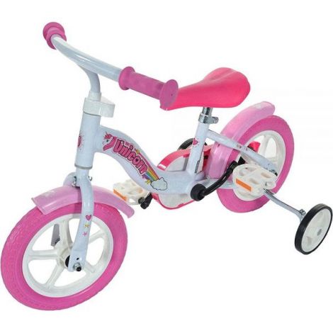 Bicicleta copii 2-3 ani, 10 inch, Unicorn, Dino Bikes DB108LUN - poza 4