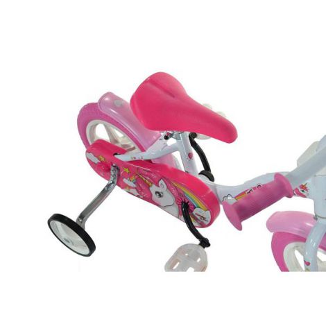 Bicicleta copii 2-3 ani, 10 inch, Unicorn, Dino Bikes DB108LUN - poza 5