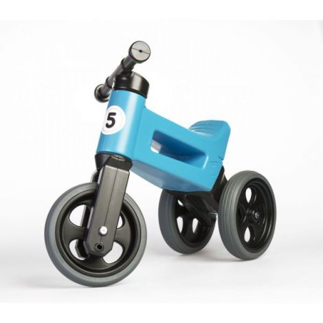 Bicicleta copii 2-5 ani, fara pedale, Funny Wheels Rider Sport In Blue, FUNNY WHEELS RIDER 41000091 - poza 1
