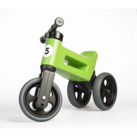 Bicicleta copii 2-5 ani, fara pedale, Funny Wheels Rider Sport In Green, FUNNY WHEELS RIDER 41000090 - poza 1