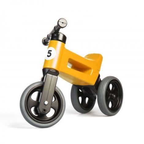 Bicicleta copii 2-5 ani, fara pedale, Funny Wheels Rider Sport In Orange, FUNNY WHEELS RIDER 410 00092 - poza 1